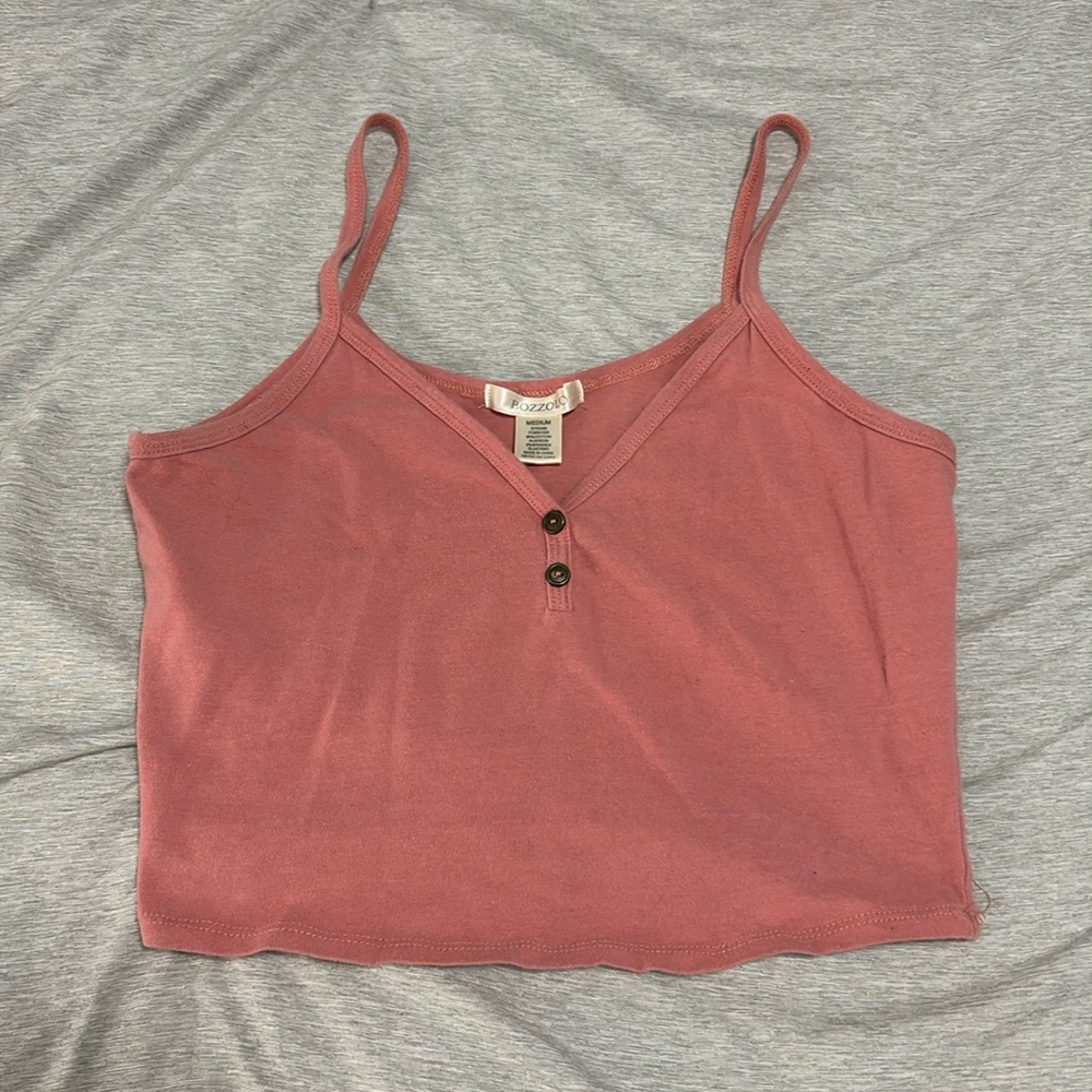 Pink tank top from Bozzolo